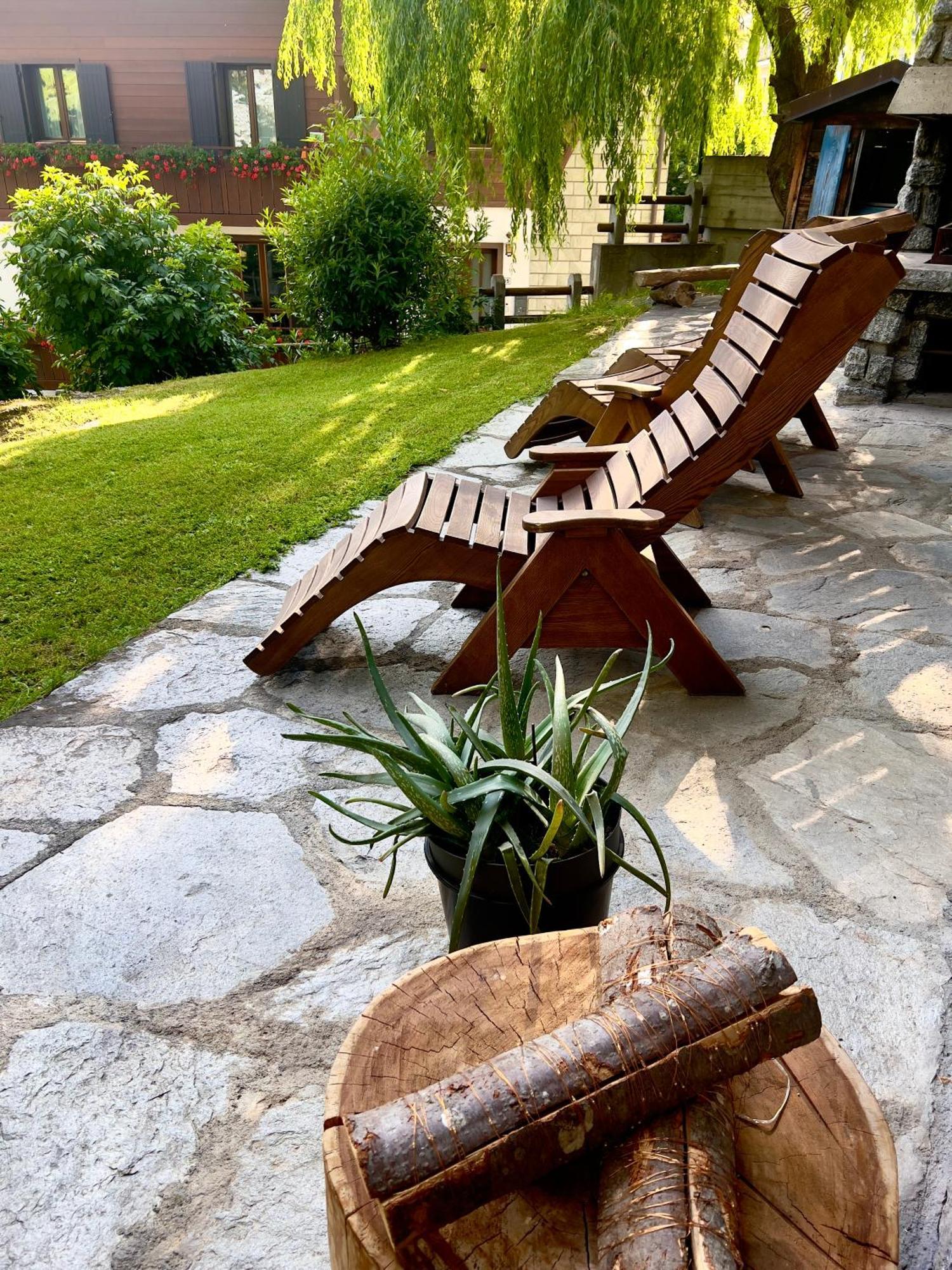 Chalet Bormio Terme Bagian luar foto